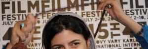 لیلا حاتمی، بچه به بغل در فستیوال کارلووی واری